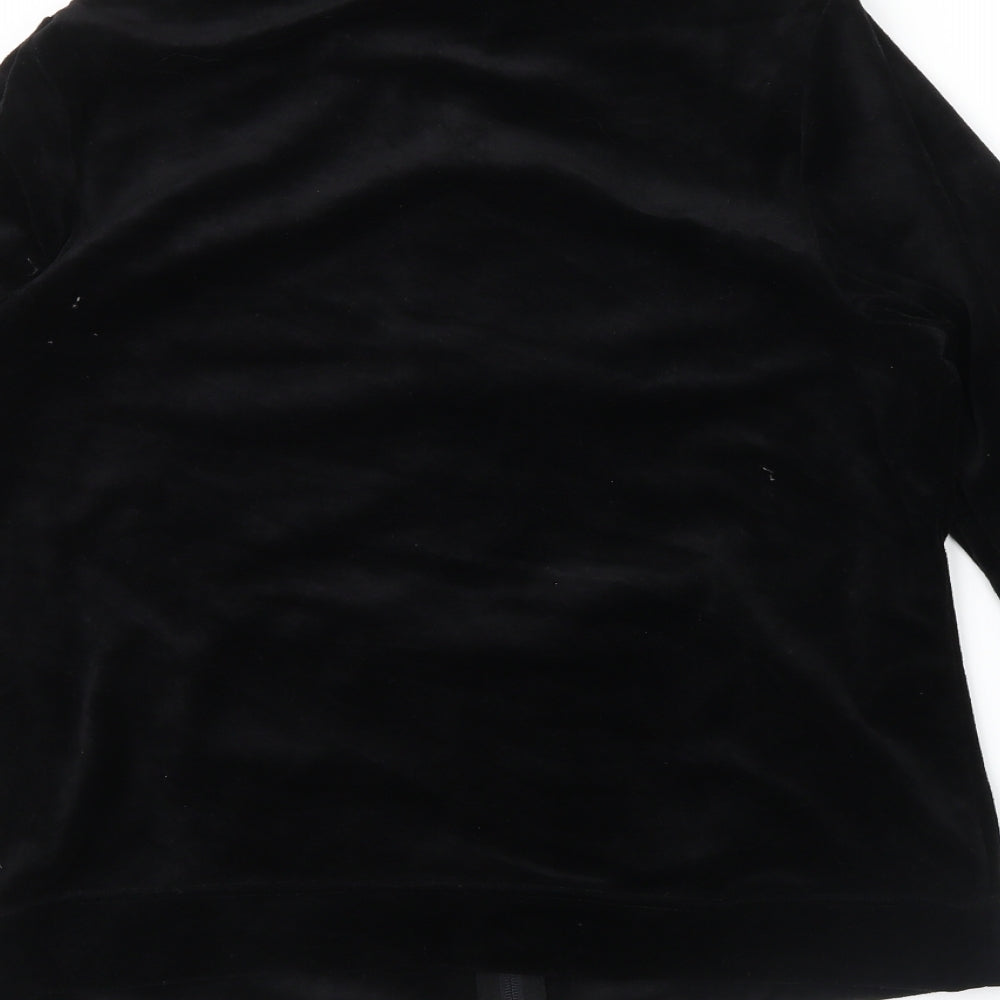 BM Essentials Womens Black   Full Zip Sweatshirt Size S