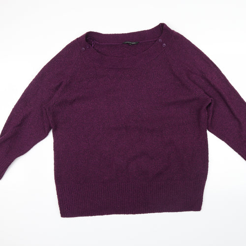 Anya Madsen Womens Purple   Pullover Jumper Size 28