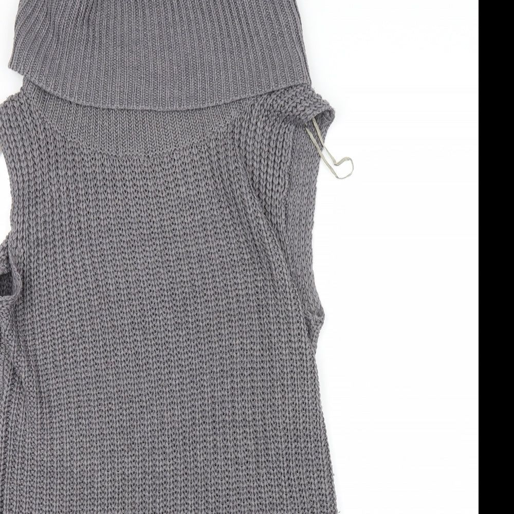 lottie loves Womens Grey   Jacket Poncho Size 12