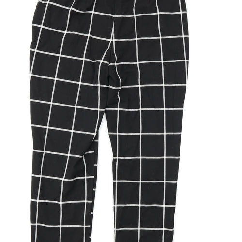 Kaleidoscope Womens Black Striped  Trousers  Size 12 L25 in