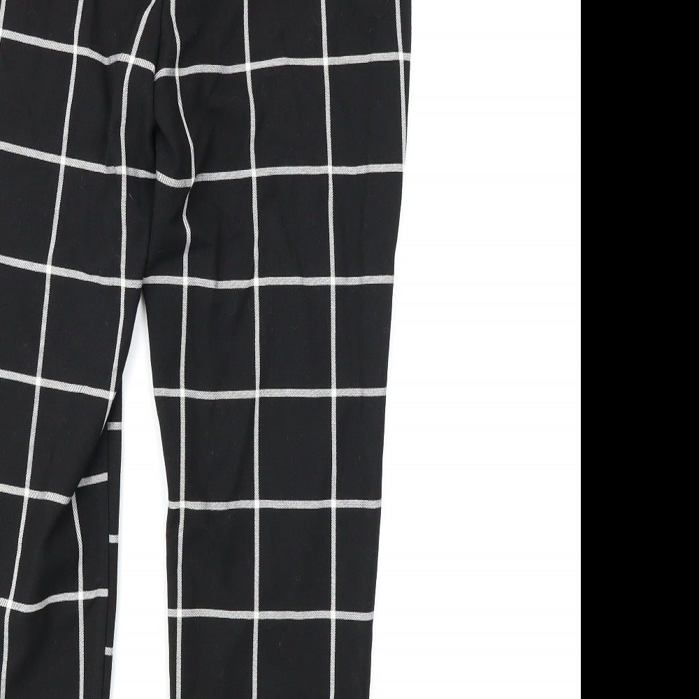 Kaleidoscope Womens Black Striped  Trousers  Size 12 L25 in