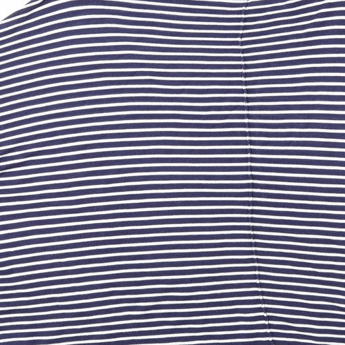 M&S Womens Blue Striped  Pullover Jumper Size 12