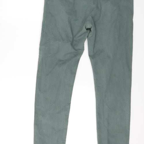 H&M Mens Green   Chino Trousers Size 33 L29 in