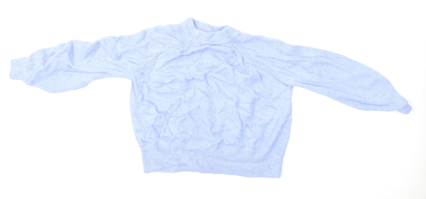 M&S Womens Blue   Pullover Jumper Size L  - Cropped