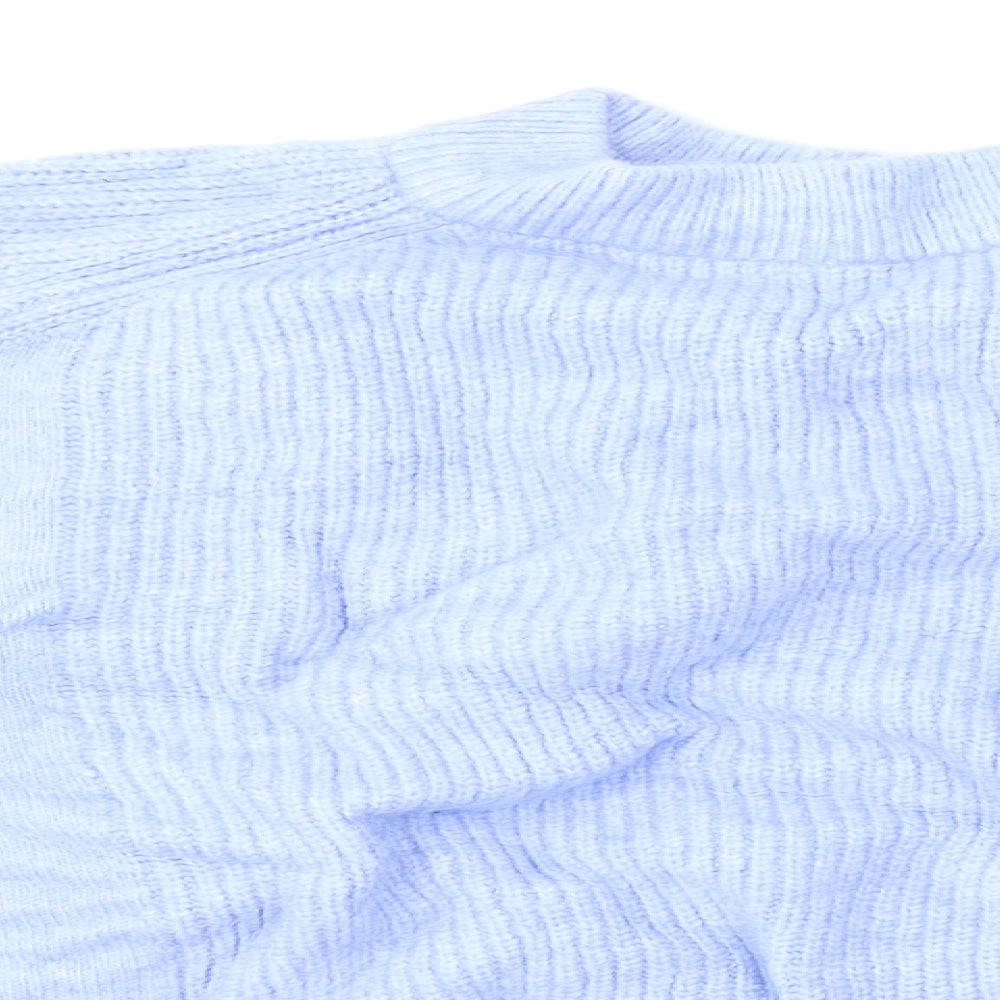 M&S Womens Blue   Pullover Jumper Size L  - Cropped