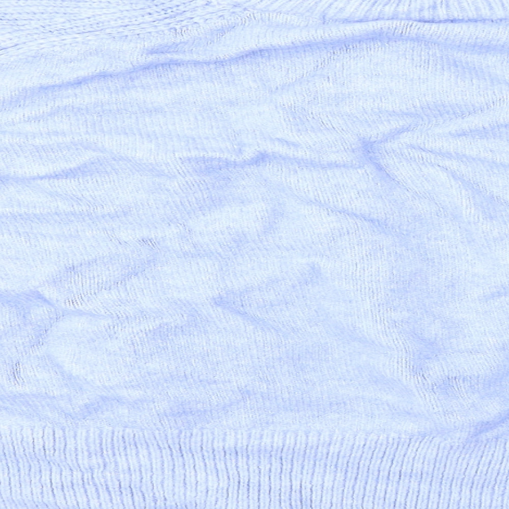 M&S Womens Blue   Pullover Jumper Size L  - Cropped