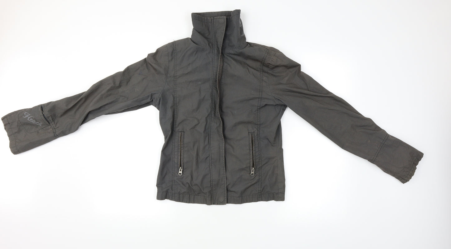 HOOCH Womens Green   Jacket Coat Size 10