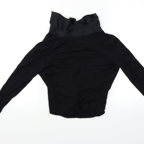 Mexx Womens Black   Cropped Blouse Size XS