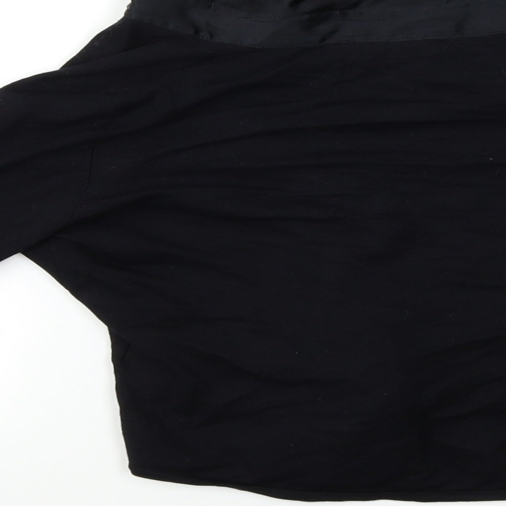 Mexx Womens Black   Cropped Blouse Size XS