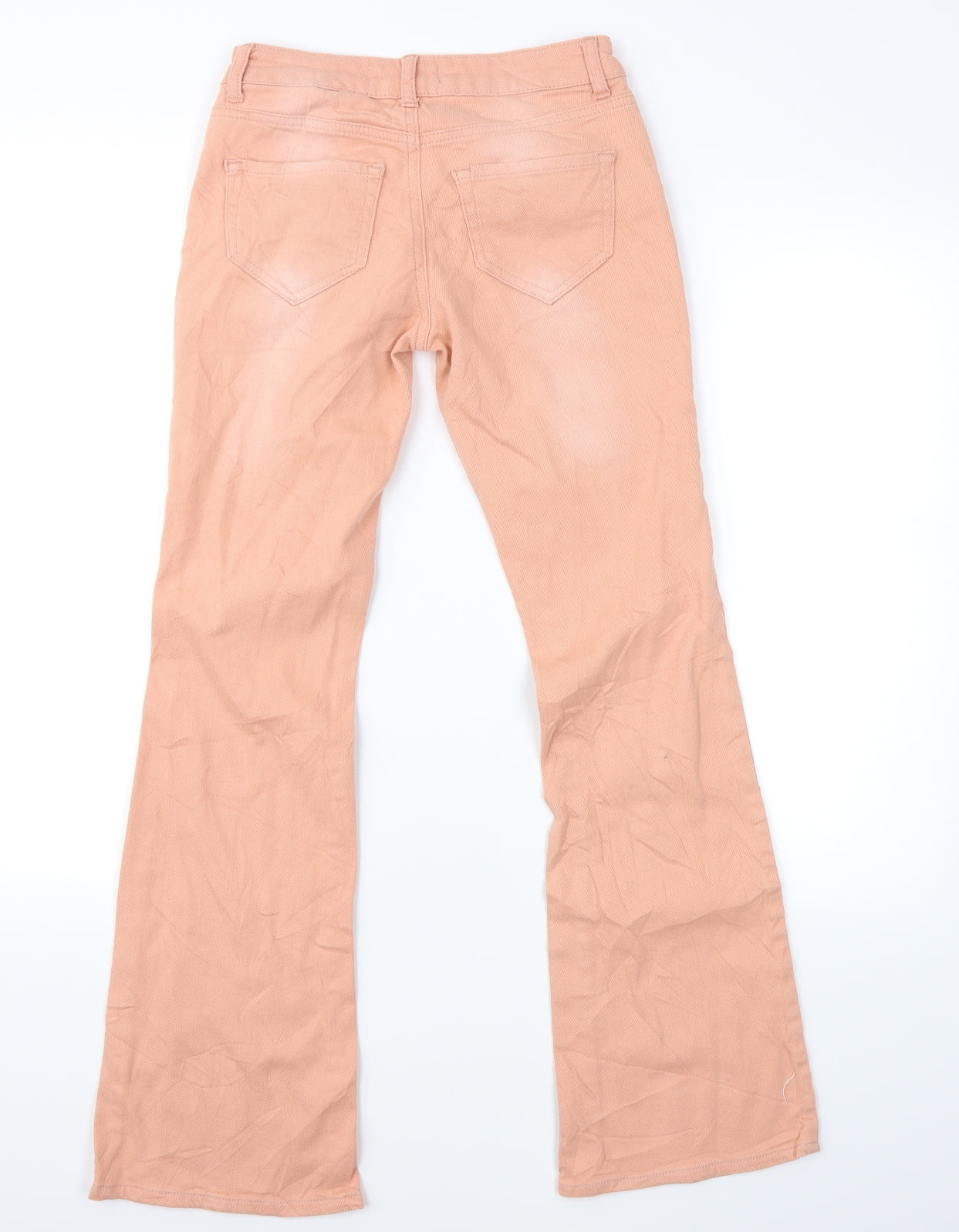 Ole by Koton Womens Pink  Denim Flared Jeans Size 25 L29 in