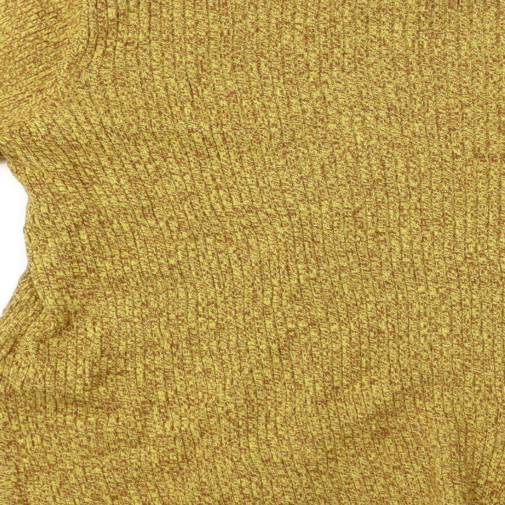 H&M Womens Yellow   Pullover Jumper Size L