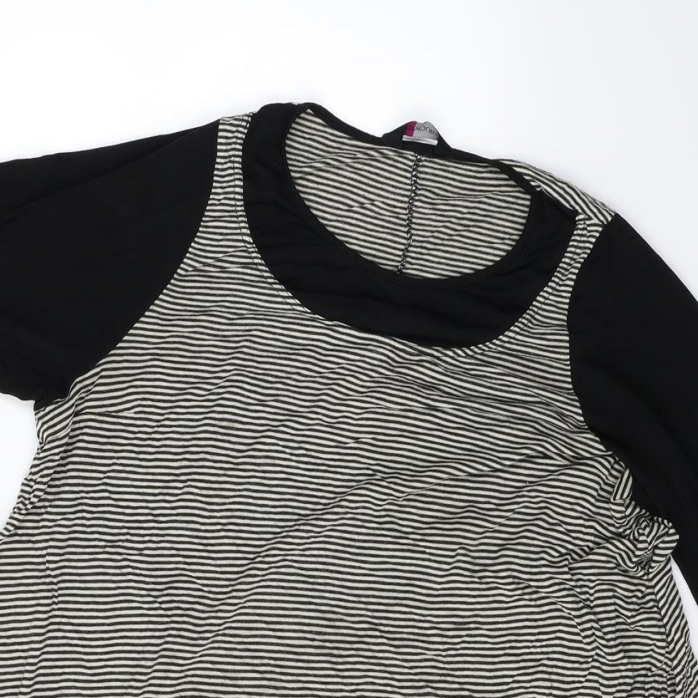 Yours Womens White Striped  A-Line  Size 24