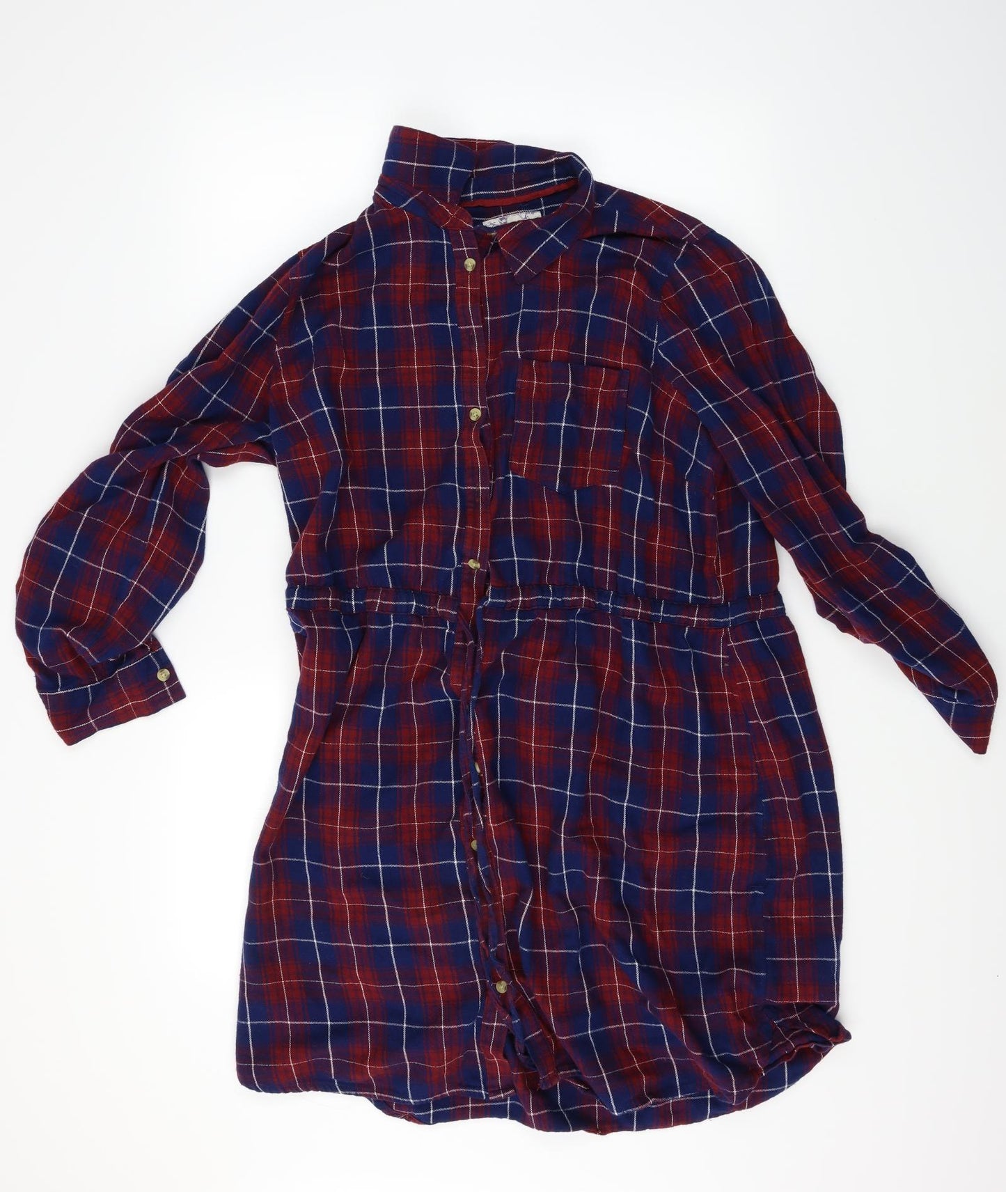 Falmer Heritage Womens Blue Paisley  A-Line  Size 18  - Button Up