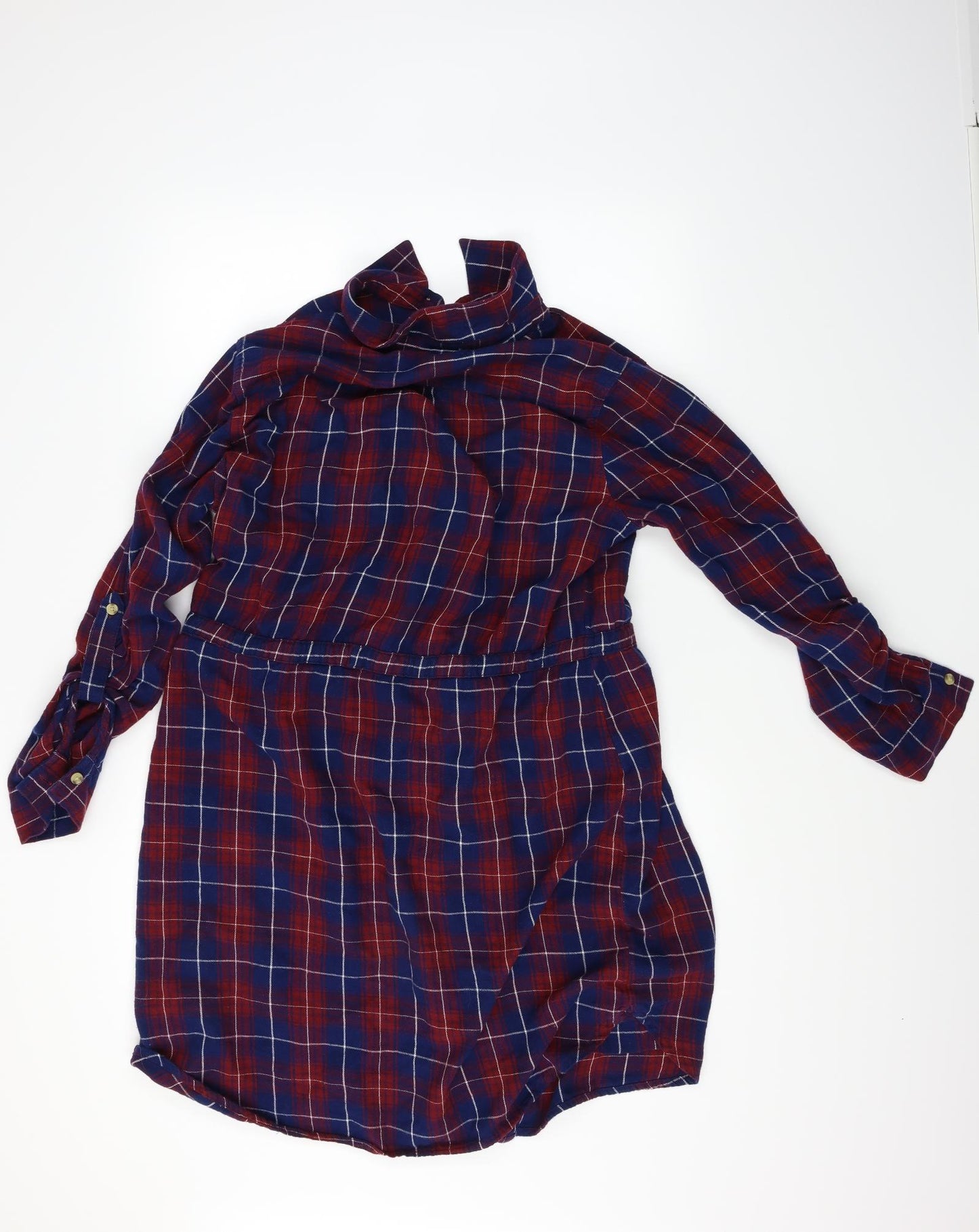 Falmer Heritage Womens Blue Paisley  A-Line  Size 18  - Button Up