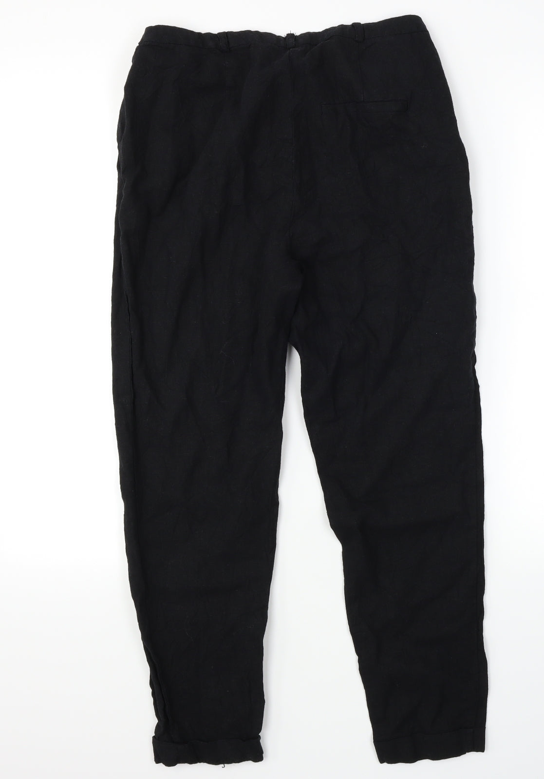 ASOS Womens Black   Chino Trousers Size 10 L24 in