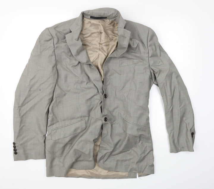 M&S Mens Beige Jacket Blazer Size M