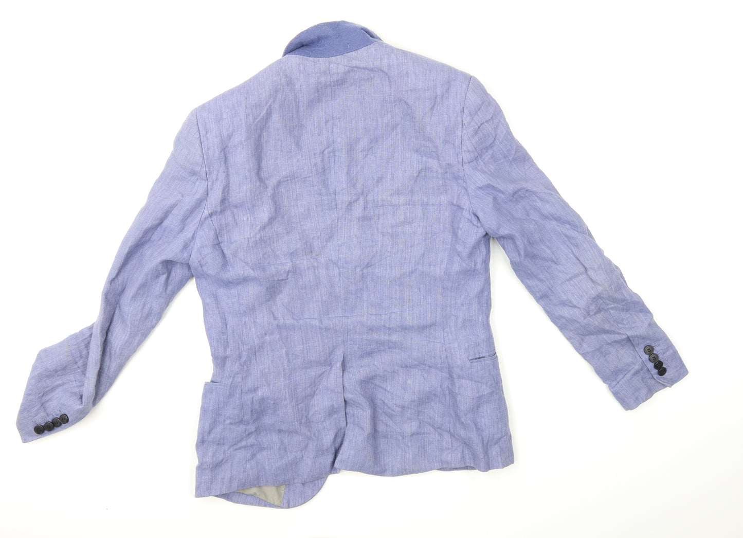 H&M Mens Blue   Jacket Blazer Size 44