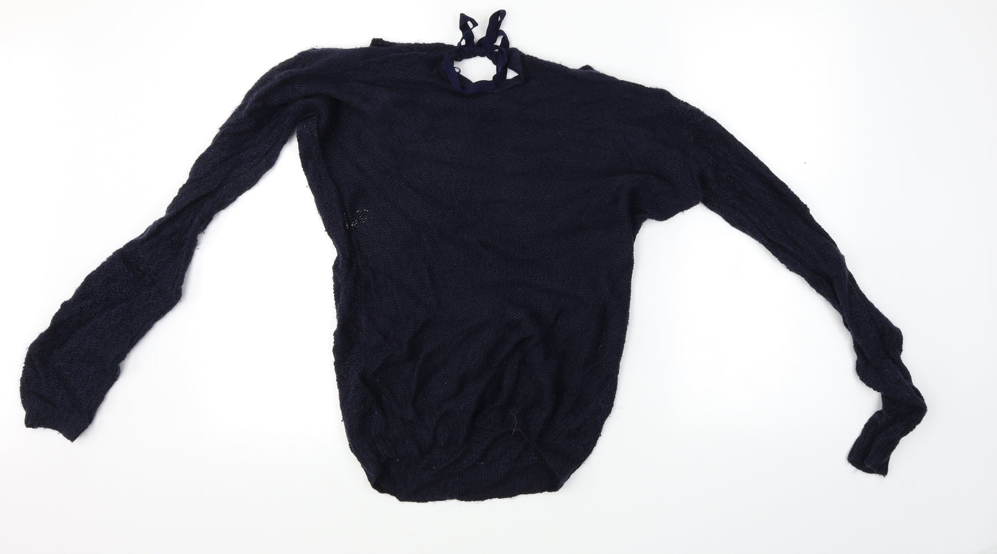 Dorothy Perkins Womens Blue   Pullover Jumper Size 6