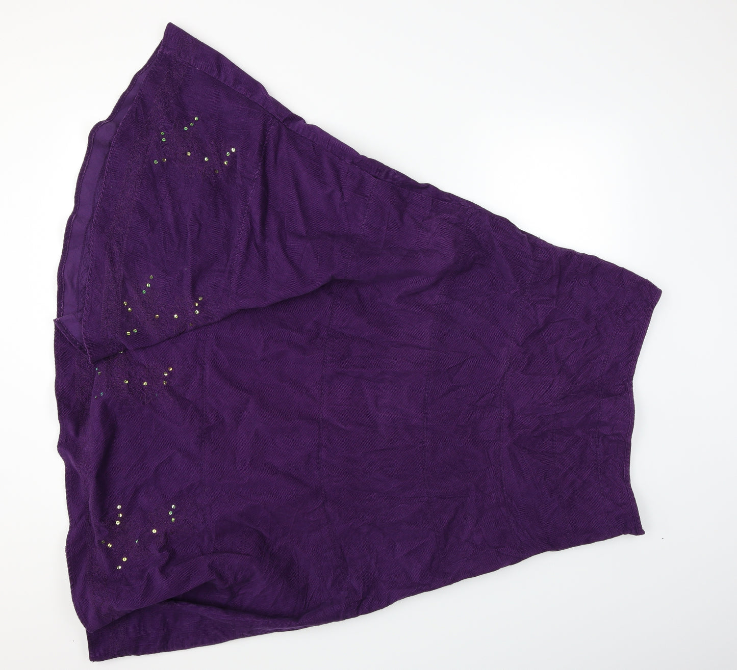 Cherokee Womens Purple   A-Line Skirt Size 14