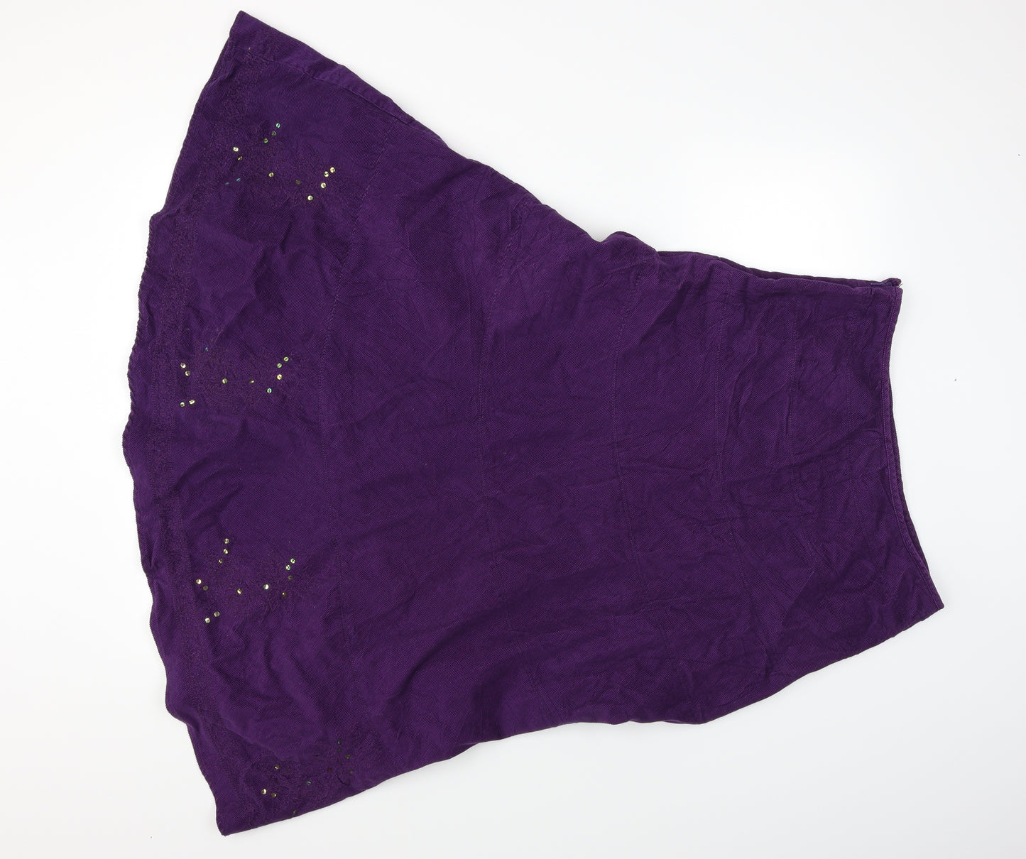 Cherokee Womens Purple   A-Line Skirt Size 14