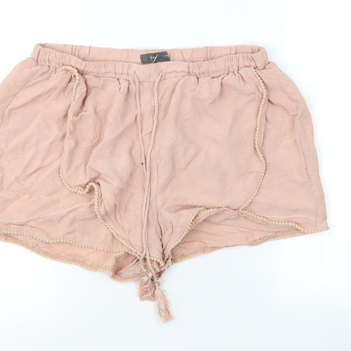 Primark Womens Pink   Hot Pants Shorts Size 14