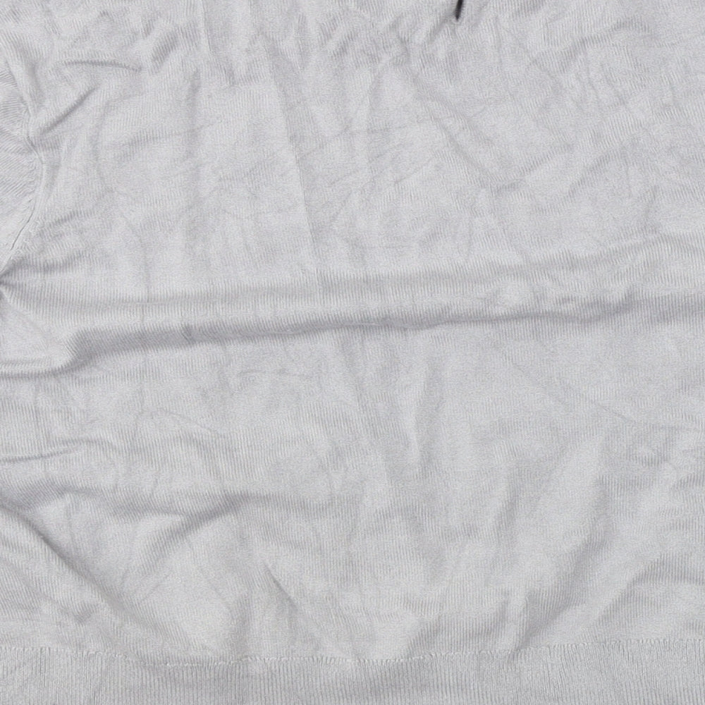Divided Womens Grey   Cropped T-Shirt Size XL