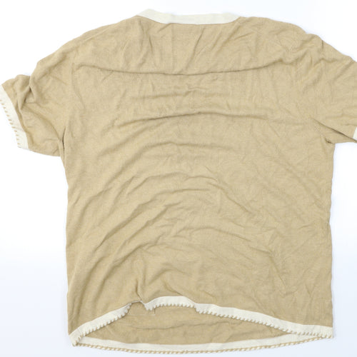 Gerry Weber Womens Beige   Basic T-Shirt Size 18