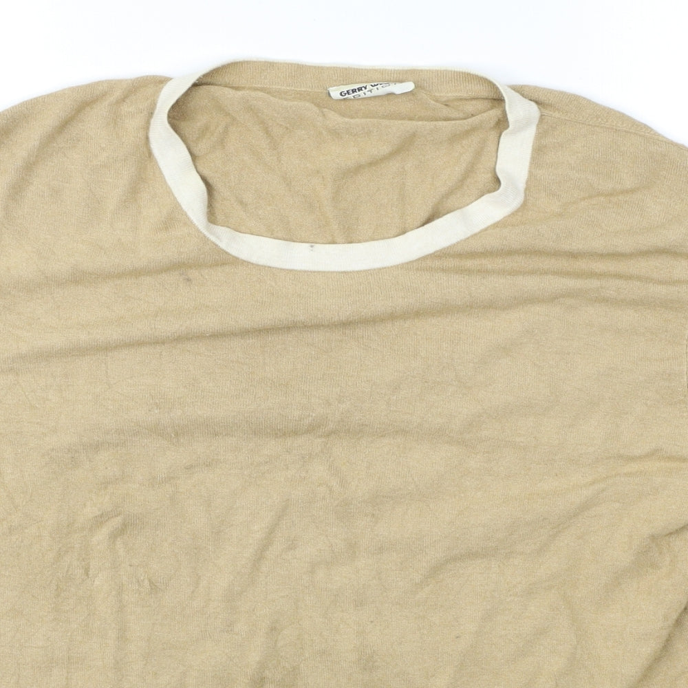 Gerry Weber Womens Beige   Basic T-Shirt Size 18