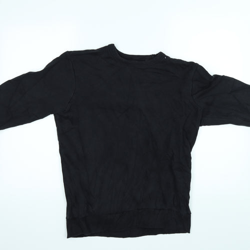 TU Mens Black   Pullover Jumper Size S