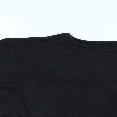 TU Mens Black   Pullover Jumper Size S