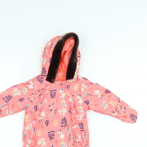 M&Co Baby Pink   Coverall One-Piece Size 3-6 Months