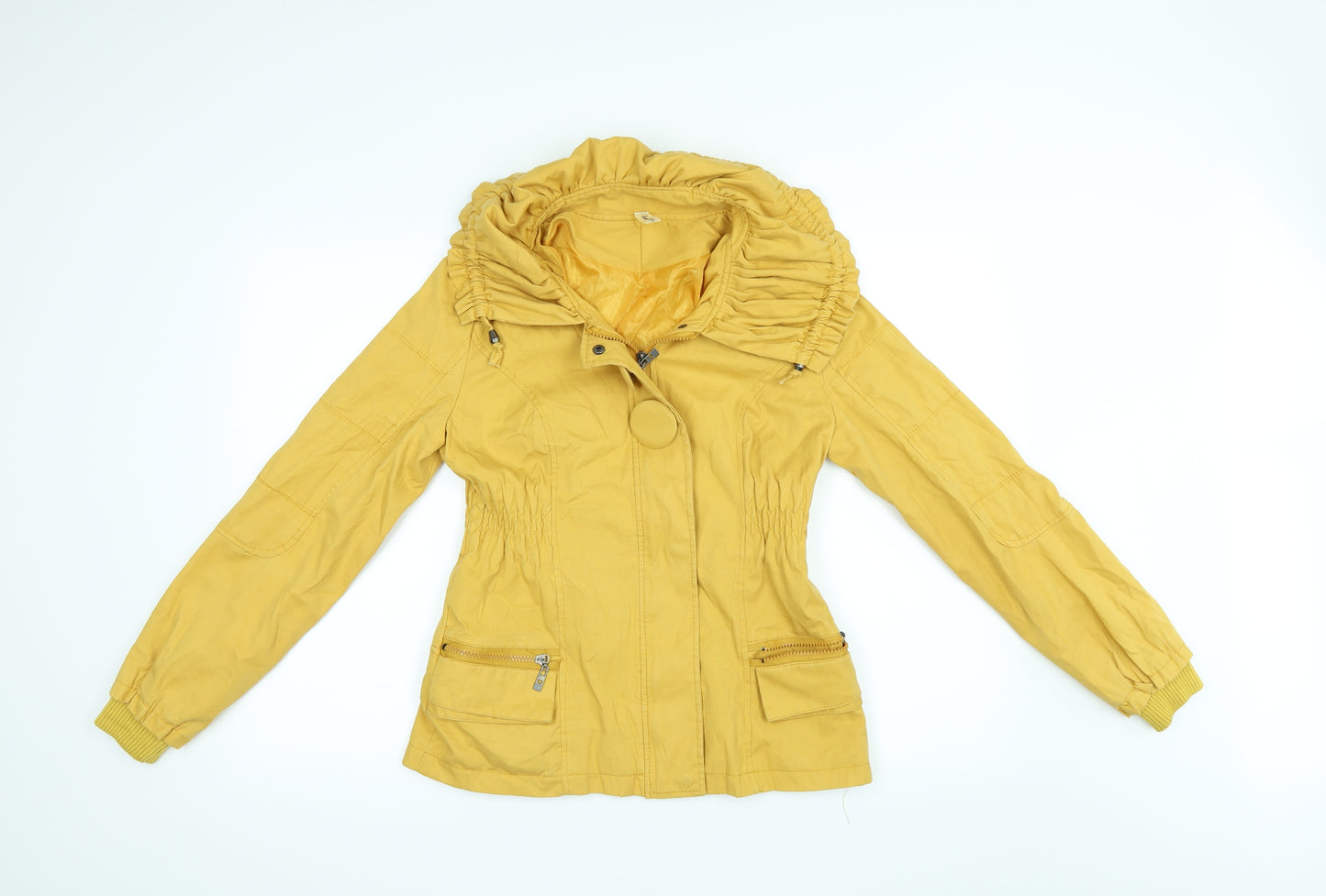Fashion M Womens Yellow   Jacket Coat Size S