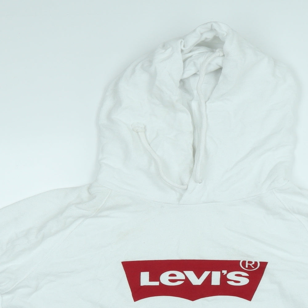 Levi's Womens White   Pullover Hoodie Size L