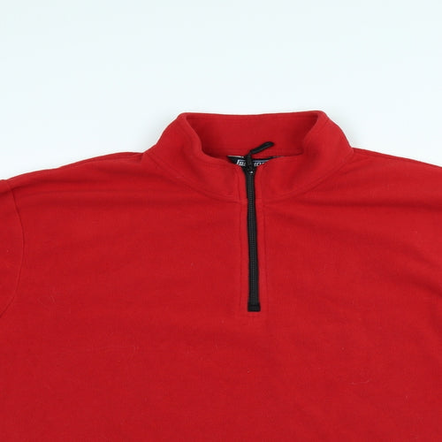 Bishop Mens Red   Pullover Jumper Size M