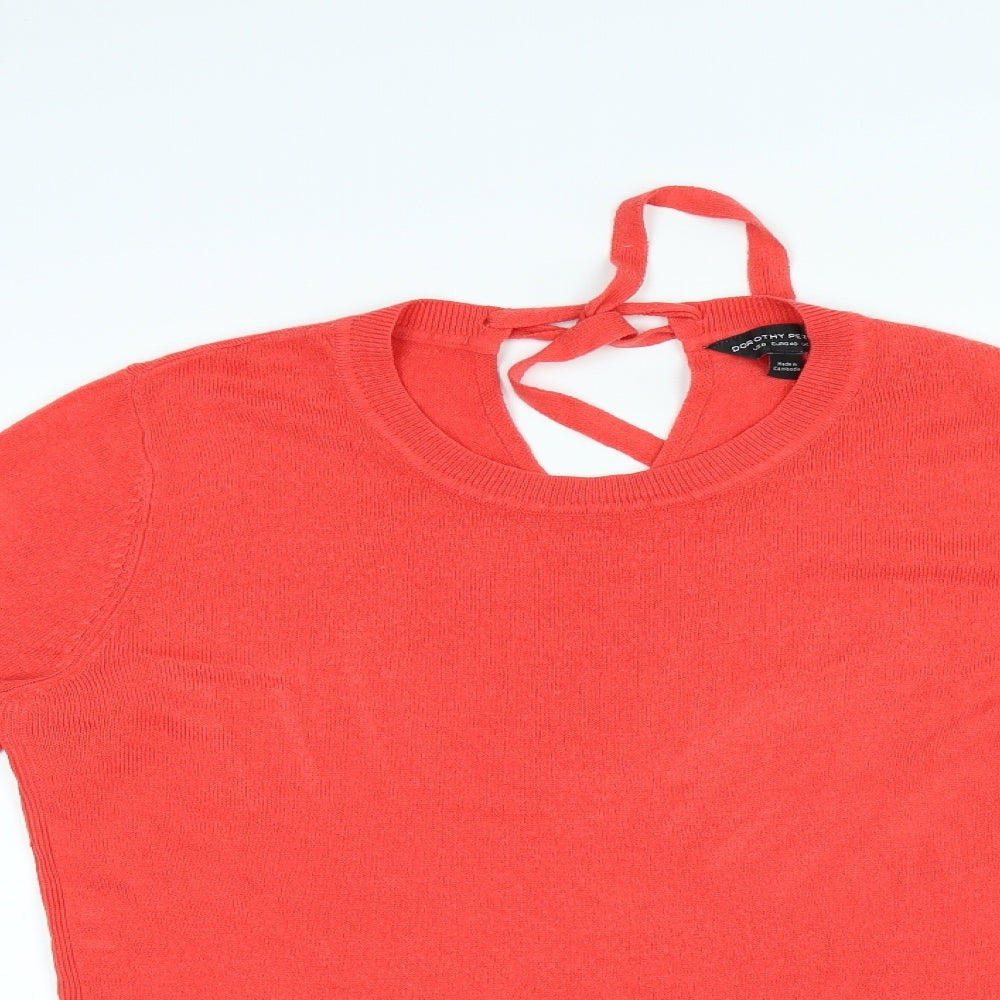Dorothy Perkins Womens Red   Basic Blouse Size 12