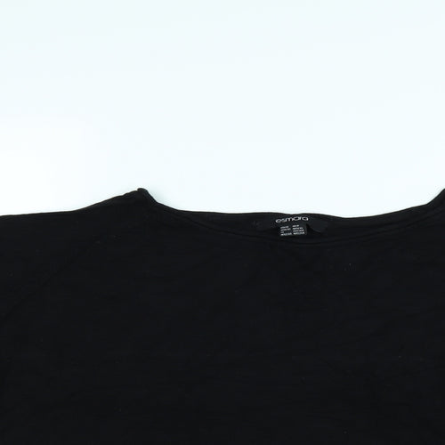 ESMARA Womens Black   Basic Blouse Size 16