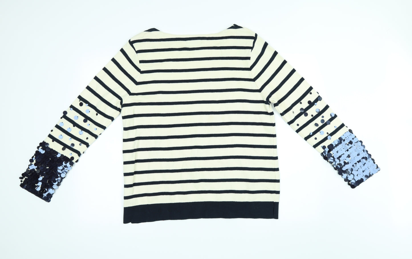 Per Una Womens White   Pullover Jumper Size 16