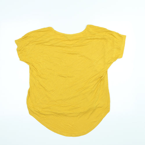 Peacocks Womens Yellow   Basic Blouse Size 14