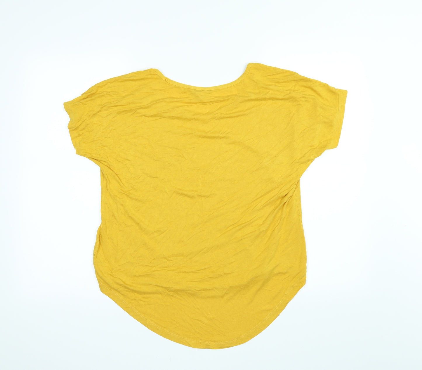 Peacocks Womens Yellow   Basic Blouse Size 14