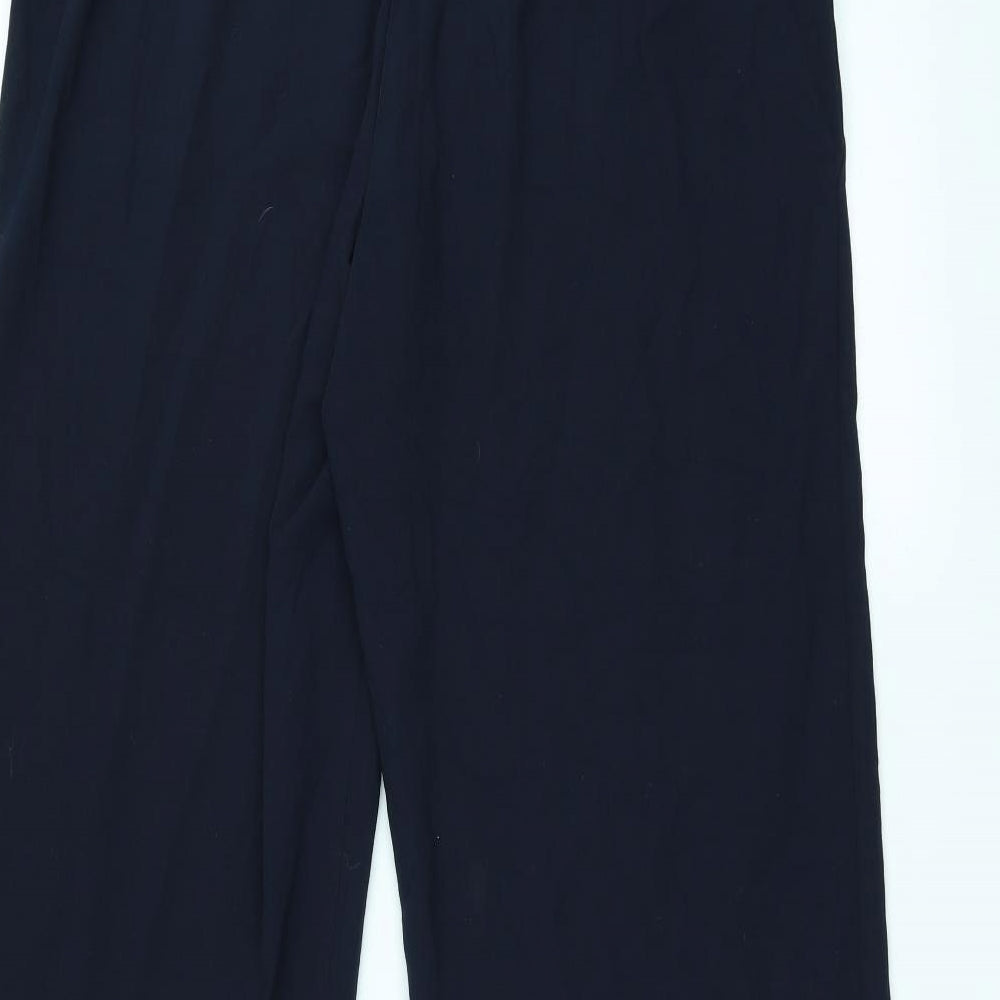 Papaya Womens Blue   Trousers  Size 14 L28 in