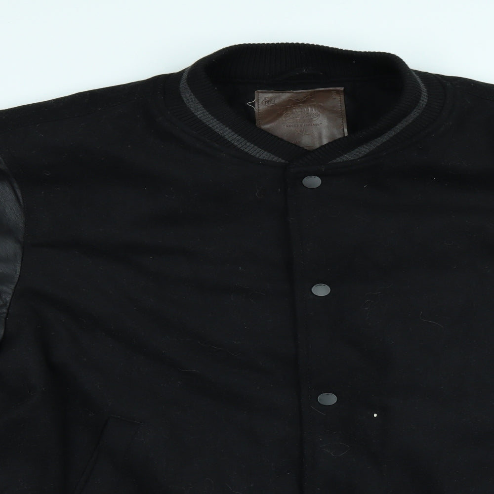 NEXT Mens Black   Bomber Jacket Coat Size XL