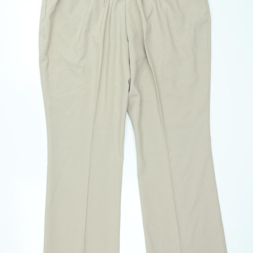 Cotton Traders Womens Beige   Trousers  Size 18 L26 in
