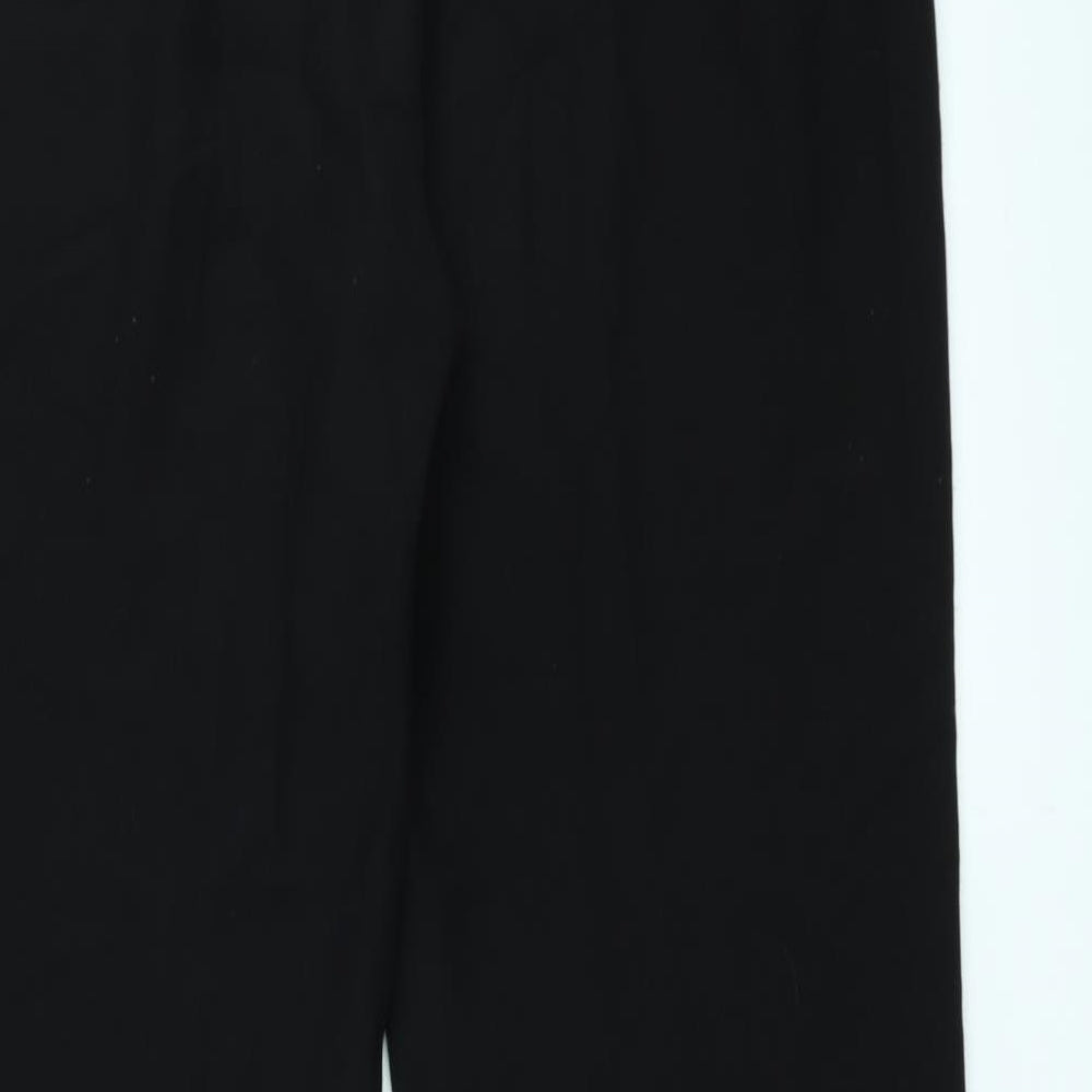 Mia Moda Womens Black   Trousers  Size 12 L29 in
