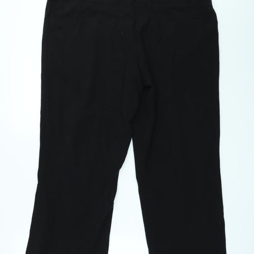 Papaya Womens Black   Trousers  Size 16 L29 in