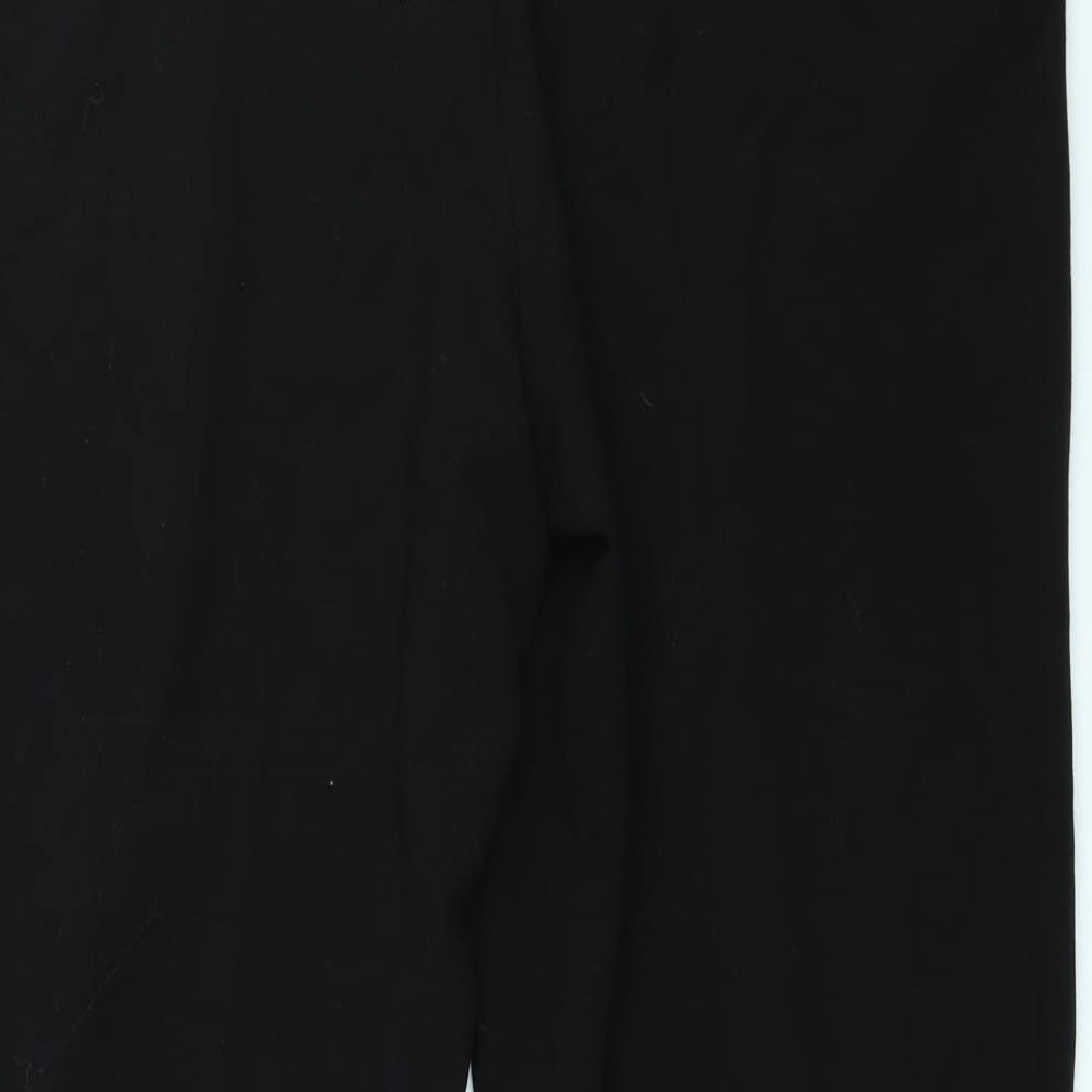 Papaya Womens Black   Trousers  Size 16 L29 in