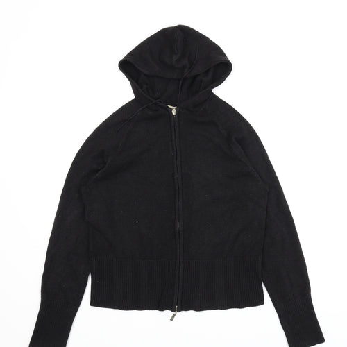 Knitwear Womens Black   Full Zip Hoodie Size 18