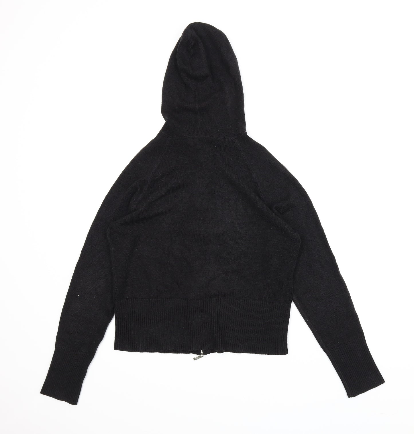 Knitwear Womens Black   Full Zip Hoodie Size 18