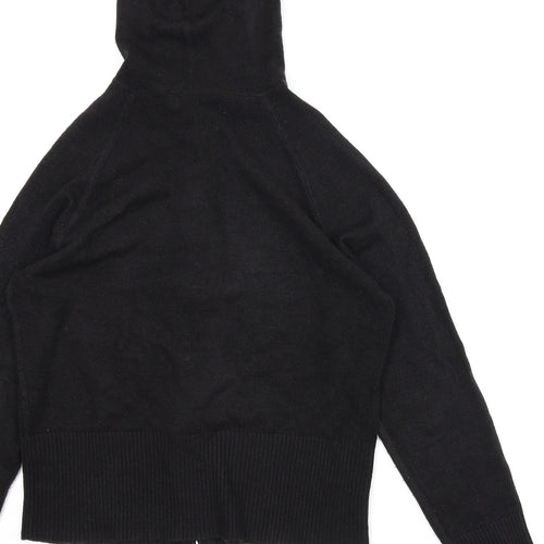 Knitwear Womens Black   Full Zip Hoodie Size 18