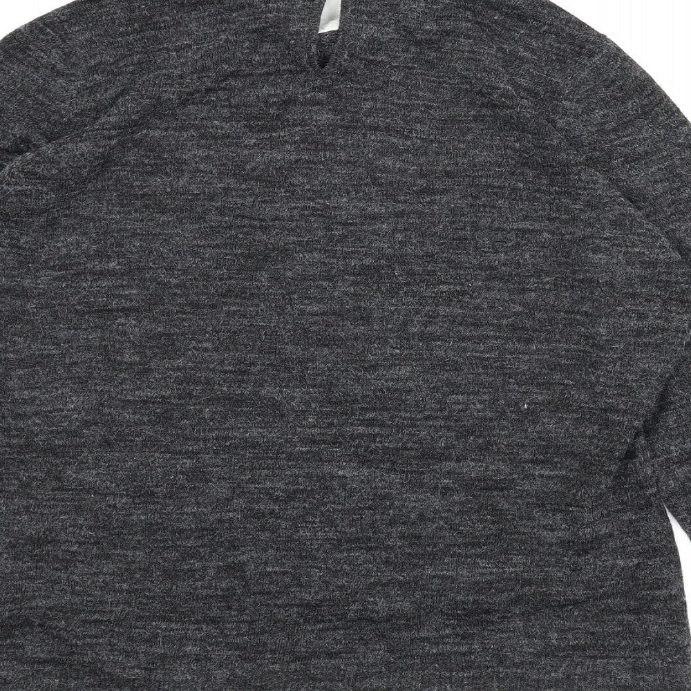 ESMARA Womens Grey   Basic Blouse Size M