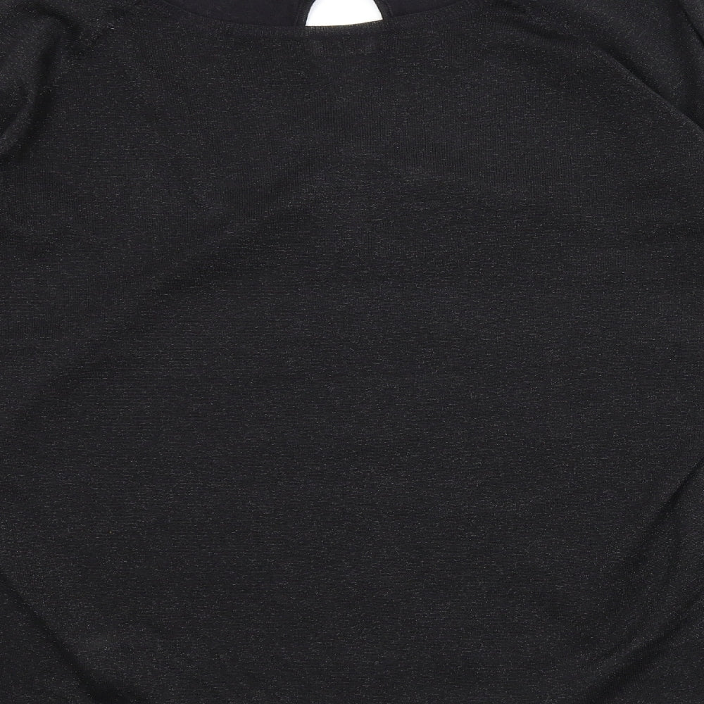 TRUE Womens Black   Basic Blouse Size 28